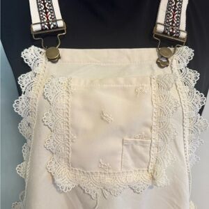 Cream Sleeveless Crew Neck Maxi Dress